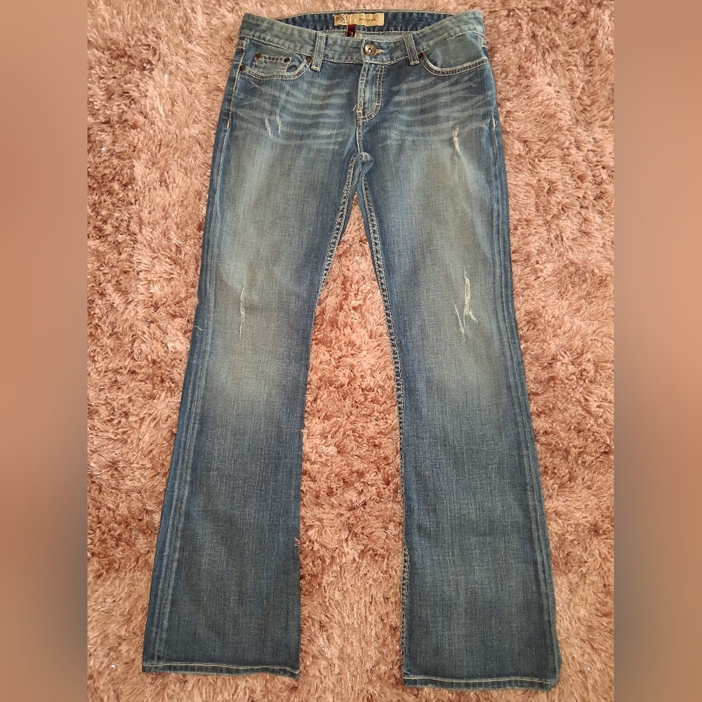 BKE Women's Boot Cut Jeans - Medium Blue Wash